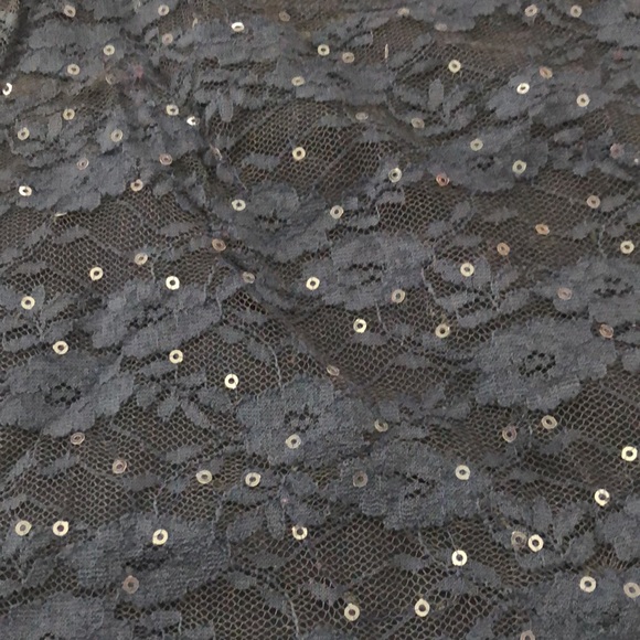 Abercrombie Kids Floral Mesh Lace Dress with Sequins on Blue Size Medium - Picture 6 of 16